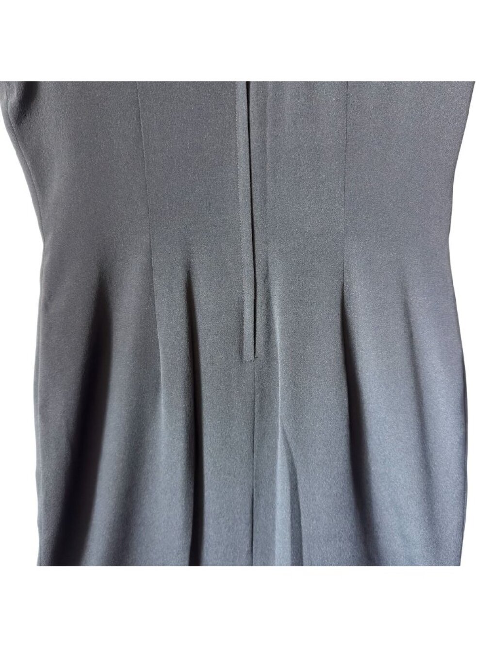 Donna Ricco Cocktail Dress Size 8 Black Sheer Top Sequins Cap Sleeve Above Knee - Picture 6 of 16